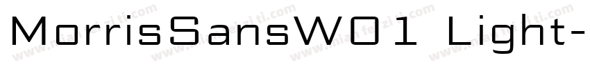 MorrisSansW01 Light字体转换
